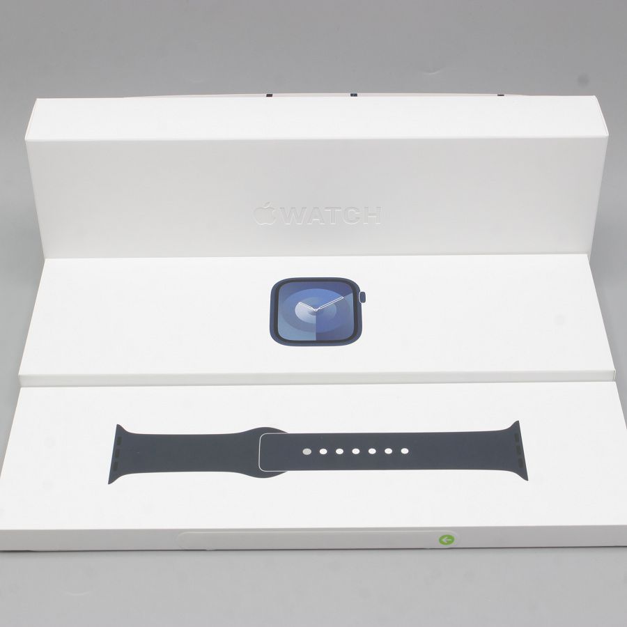 【新品未開封】Apple Watch Series9 45mm GPS MR9A3J/A ミッドナイトアルミニウム/ミッドナイトスポーツバンド M/L アップルウォッチ 本体