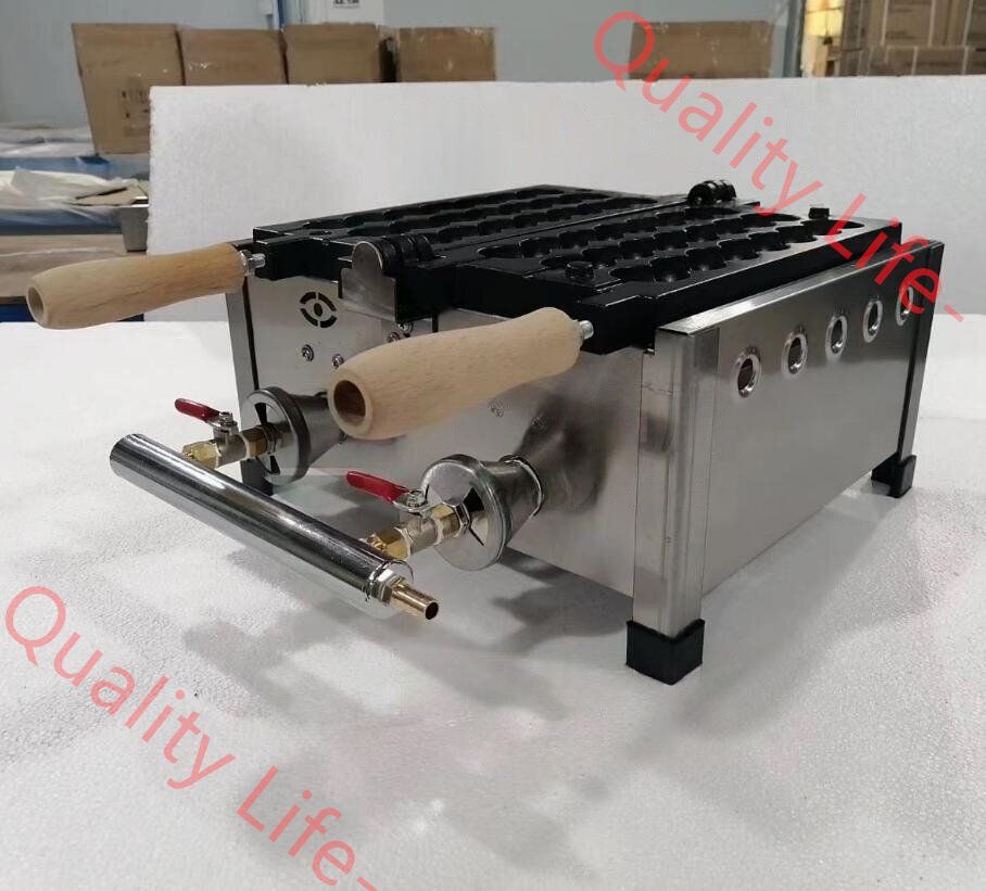 LPガス 串焼き エッグ バブル ベビーカステラメーカー 3串 21ピース LPガス式|飲食店|屋台|出店