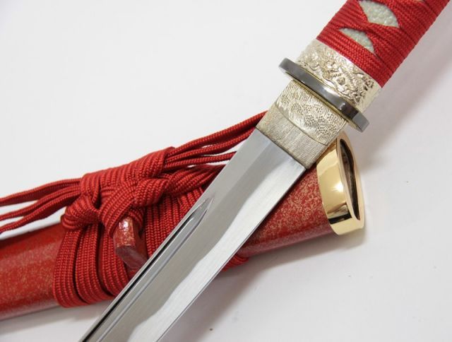 【美品】刀の柄　3個セット 甲冑/鎧 鉄黒漆塗紺糸素懸威五枚胴具足(BU-070623)｜刀・日本刀