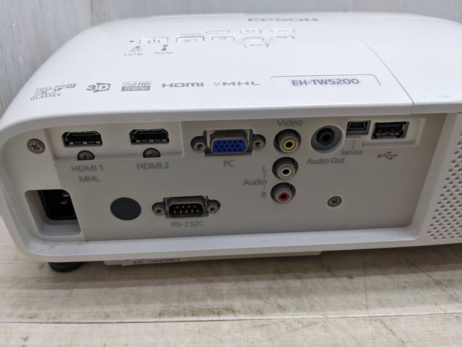【訳あり特価】エプソンEH-TW5200 Epson EH-TW5200 Home Theatre Projector Full HD 2D 3D HDMI w
