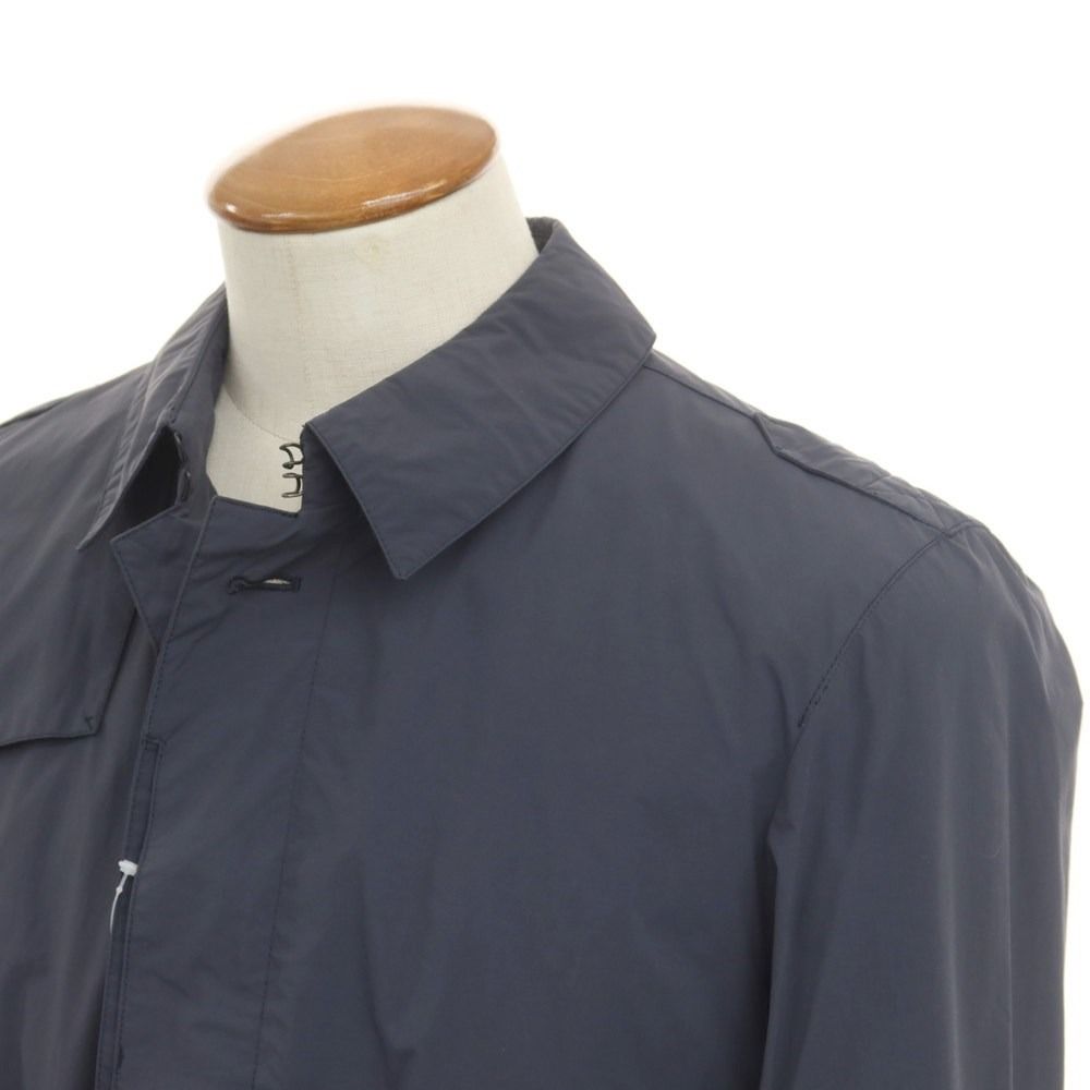 ヘルノ ビンテージステンカラーコート Ｌ ネイビー EU48 骨董品 マニア