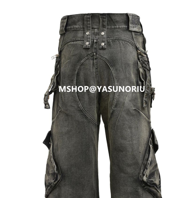 NO/FAITH STUDIOS CARGO DENIM PANTS / GRN - メルカリ