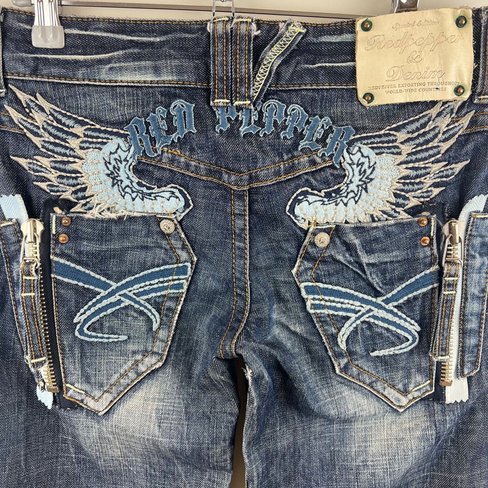 REDPEPPER デニム y2k グランジ red pepper デニム ed hardy REDPEPPER デニム y2k グランジ red pepper デニム ed hardy