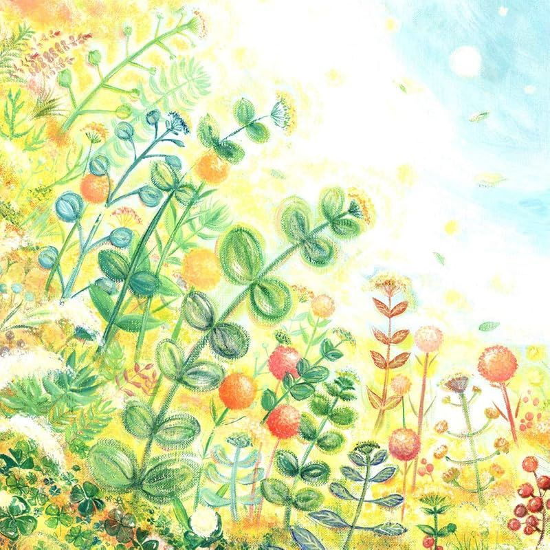 絵画 壁掛け グリーン 「grow」 額入り・Sサイズ 玄関 インテリア