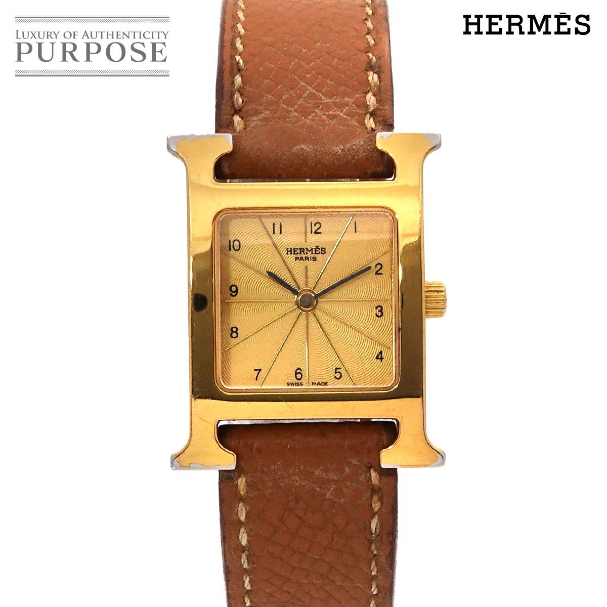エルメス HERMES Hウォッチ HH1 201 レディース 腕時計 ゴールド 