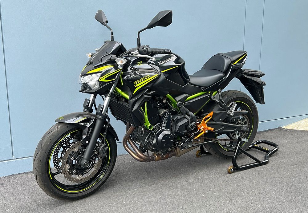 Z650RS NINJA650 Z650 バックステップ 黒 SNIPER スナイパー SP0158BK