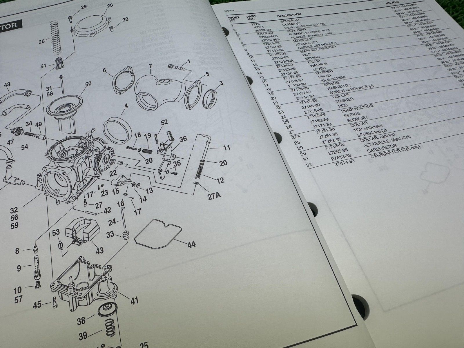 パーツリスト 英語版