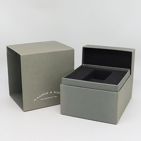 ランゲ&ゾーネ 空箱 腕時計用 外箱付 BOX ケース グレー メンズ