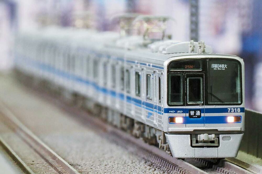 グリーンマックス北総鉄道7300形(7318編成)8両セット 北総鉄道7300形（7800形）8両編成動力付きトータルセット