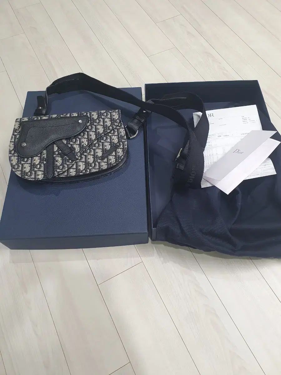Dior ディオール メンズ サドルバッグ オブリーク メッセンジャーバッグ