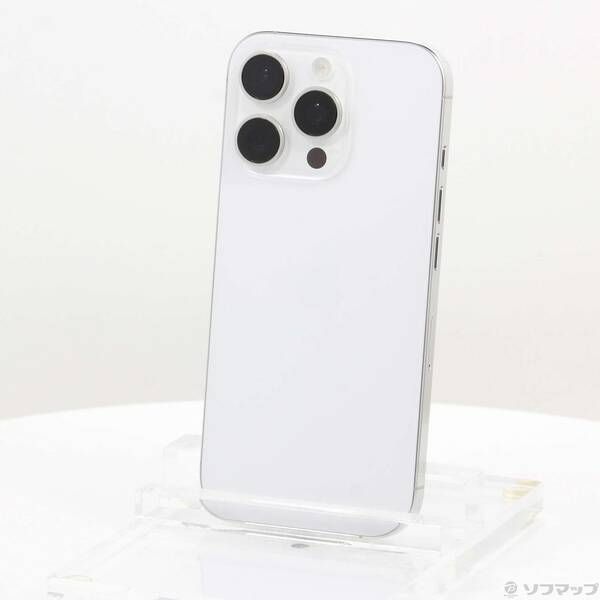 〔 〕iPhone16 Pro 128GB ホワイトチタニウム MYMW3J A SIMフリー 258