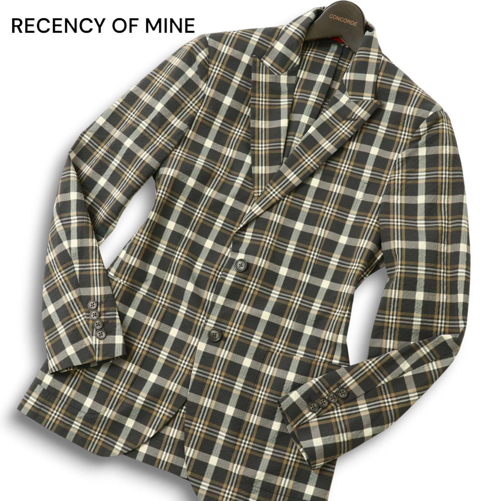 RECENCY OF MINE アバハウス 春夏 シアサッカー☆ チェック アンコン 
