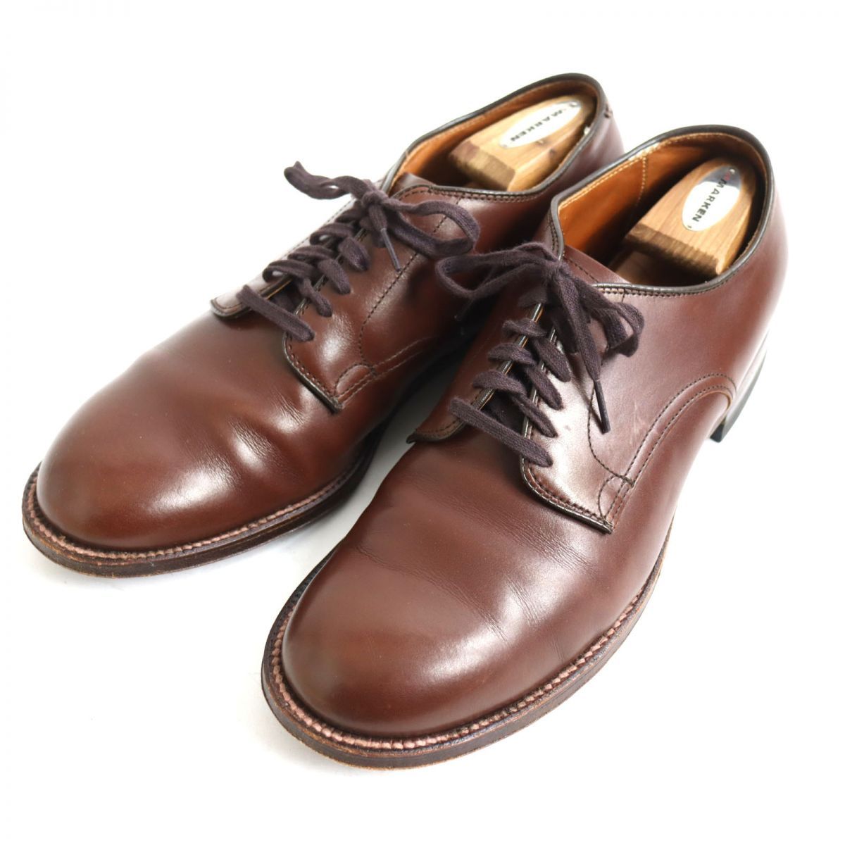 美品◇USA製 ALDEN オールデン 53713 ミリタリーラスト プレーントゥ 