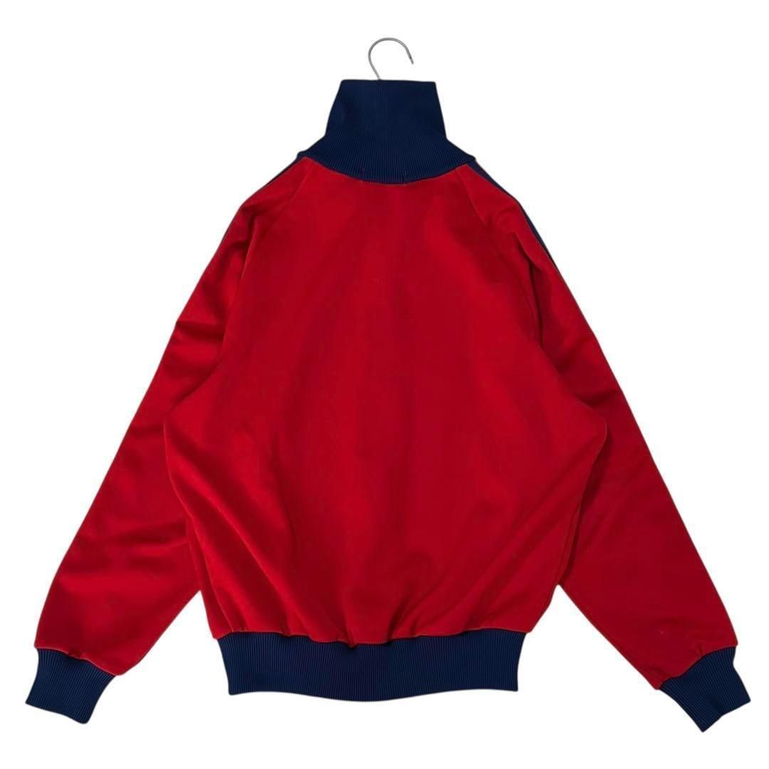 3698_1 adidas トラックジャケット デサント レッド/ネイビー 3号 3698_1 adidas トラックジャケット デサント レッド/ネイビー 3