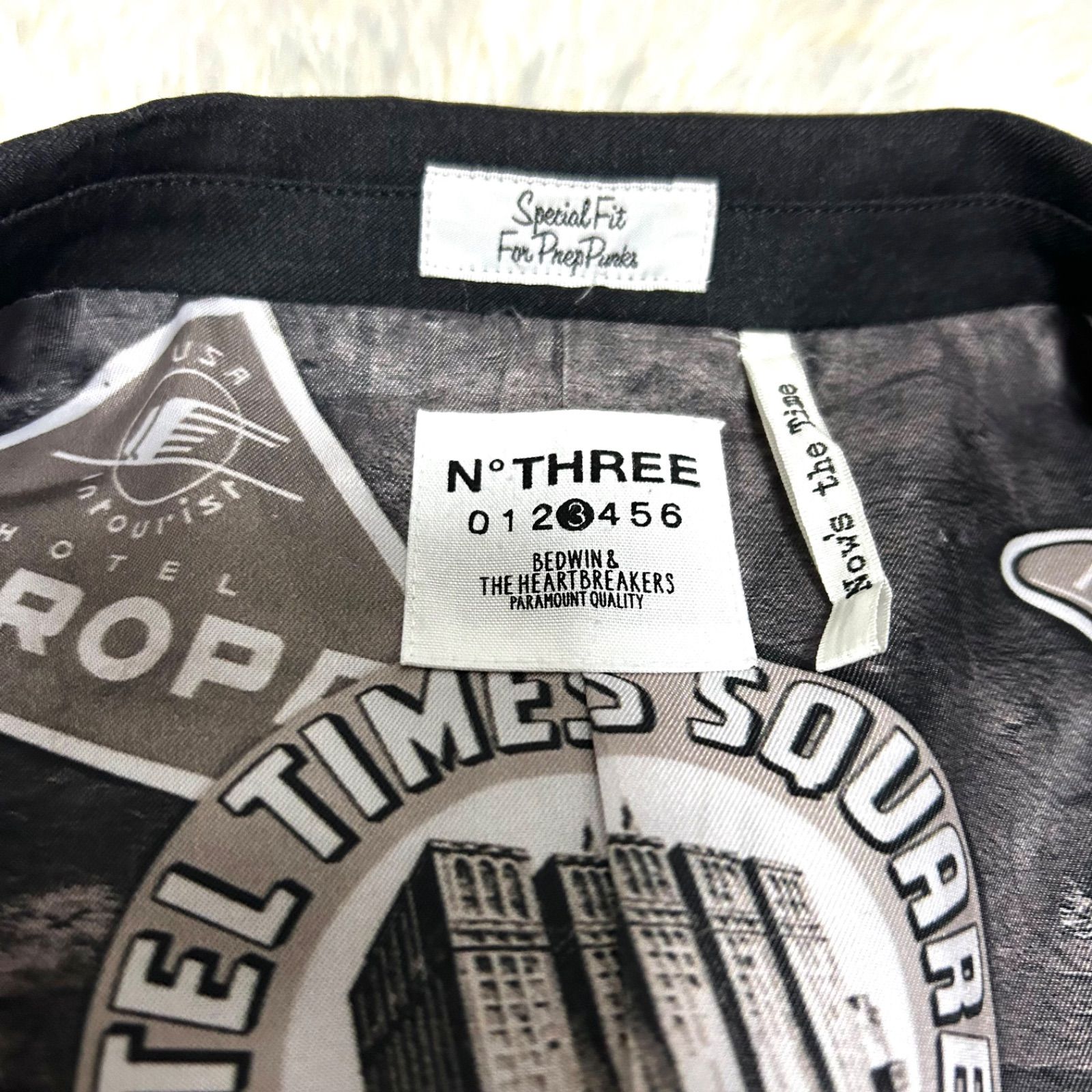 bedwin-the heartbreakers CANONICO カノニコ スーツセットアップ 裏地総柄 サイズ3 L相当 スリーボタン 3ボタン バイ KANDAIZUMI_COM