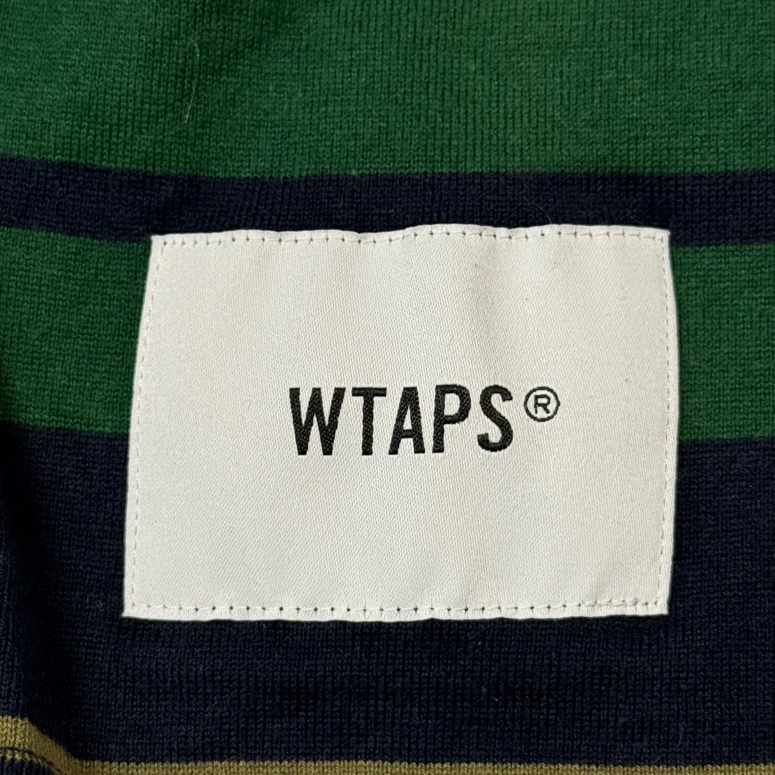 WTAPS 212ATDT-CSM36 長袖Tシャツ WTAPS 21AW JAM LS TEE ボーダーカットソー ロンT 長袖Tシャツ