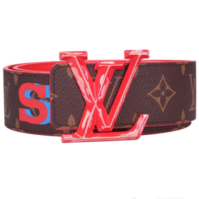 ルイ・ヴィトン（Louis Vuitton）正規品のレザー ベルト 2本セット