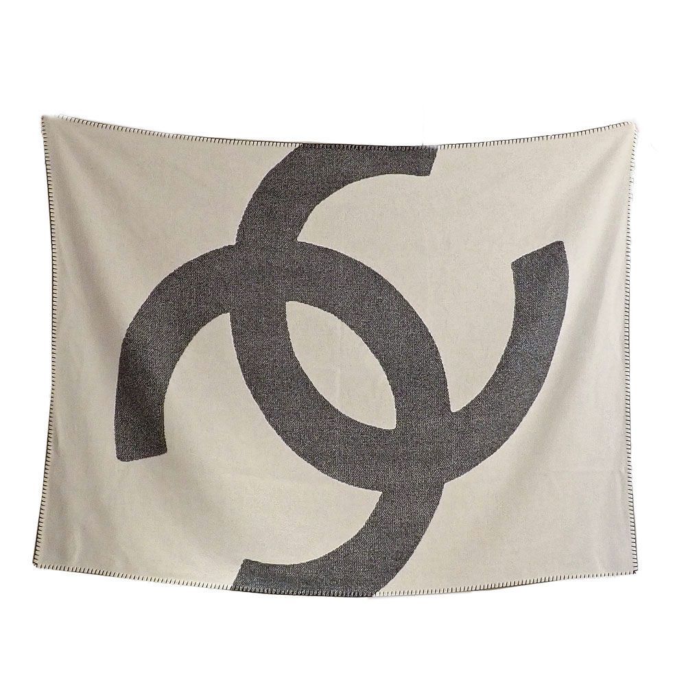 CHANEL 毛布 ブランケット リバーシブル ココマーク シャネル毛布ブランケットココマーク 寝具 オシャレ 超ロングサイズ敷
