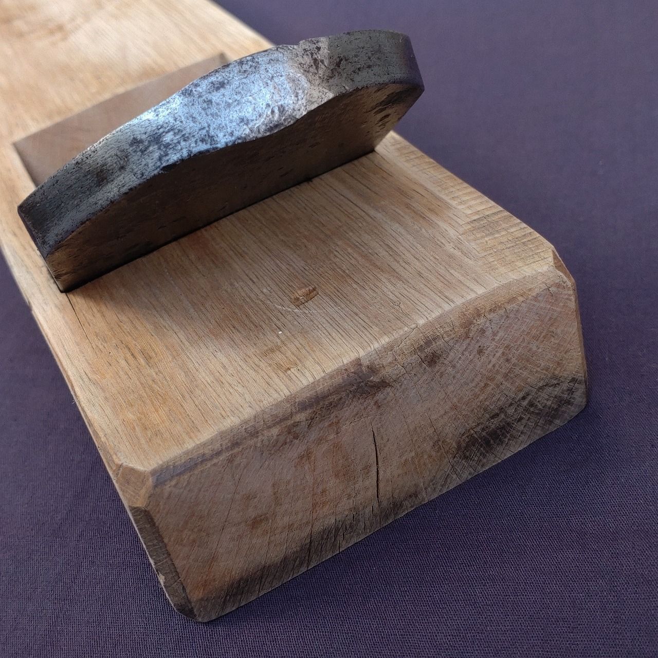 平鉋 暁雲 日本鉄 刃幅約67㎜ 台長約275㎜ 裏金 桜東洋 寸六鉋 寸6鉋