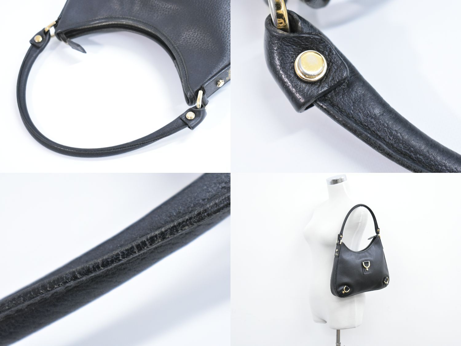 本物 グッチ GUCCI アビー ショルダーバッグ ハンドバッグ レザー ブラック 130733 バッグ 中古 本物 グッチ GUCCI アビー ショルダーバッグ ハンドバッグ レザー