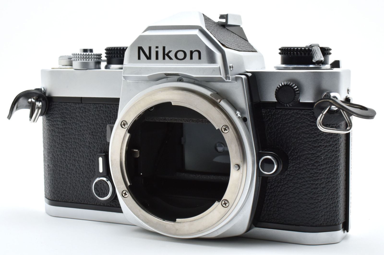 5271 Nikon FM SLR 35mm Film Camera Silver Tested New Seals ニコン MFフィルムカメラ