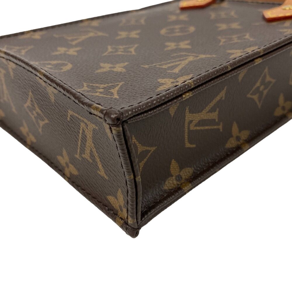 LOUIS VUITTON/ルイヴィトン ビトン M69442 プティット サックプラ モノグラム レザー ショルダーバッグ ブラウン レディース ブランド