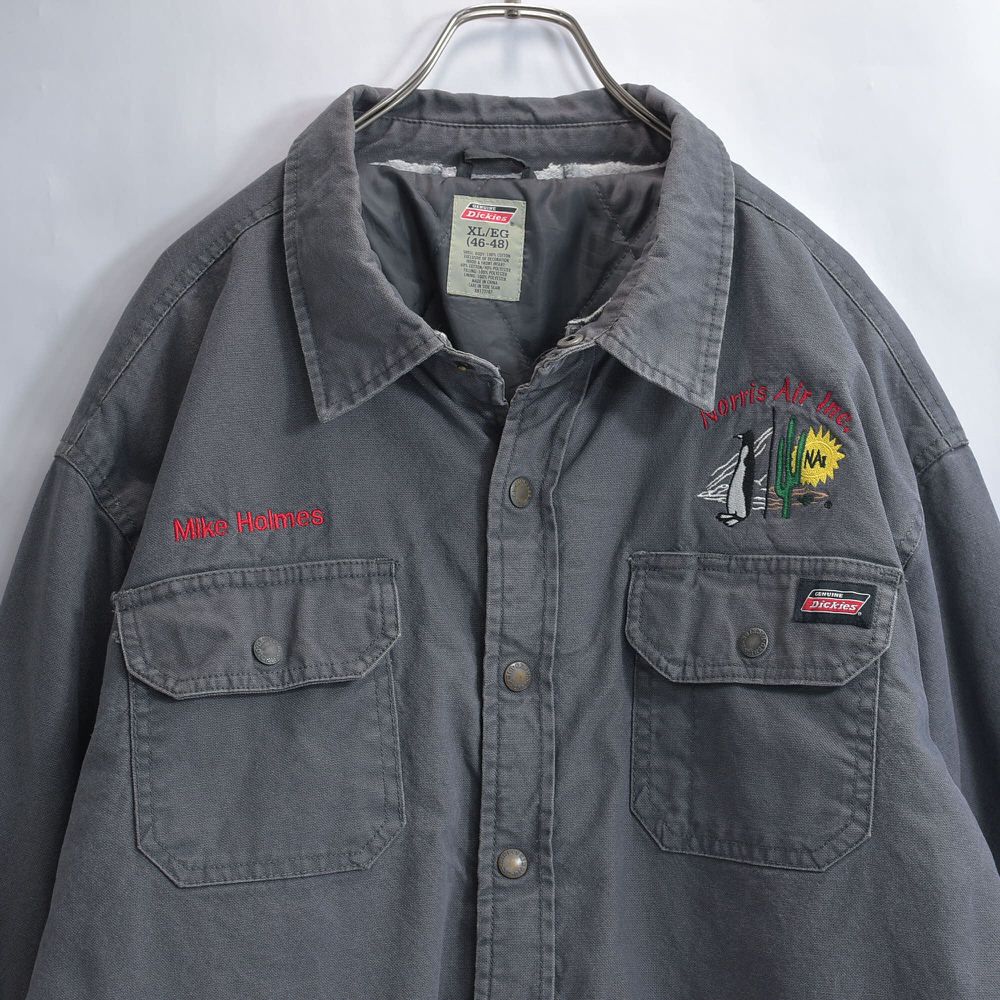 00s〜 Dickies ディッキーズ グレーダック パデット シャツジャケット ヴィンテージ ワーク カバーオール 中綿入り ビンテージ USA アメリカ古着 メンズXXL相当