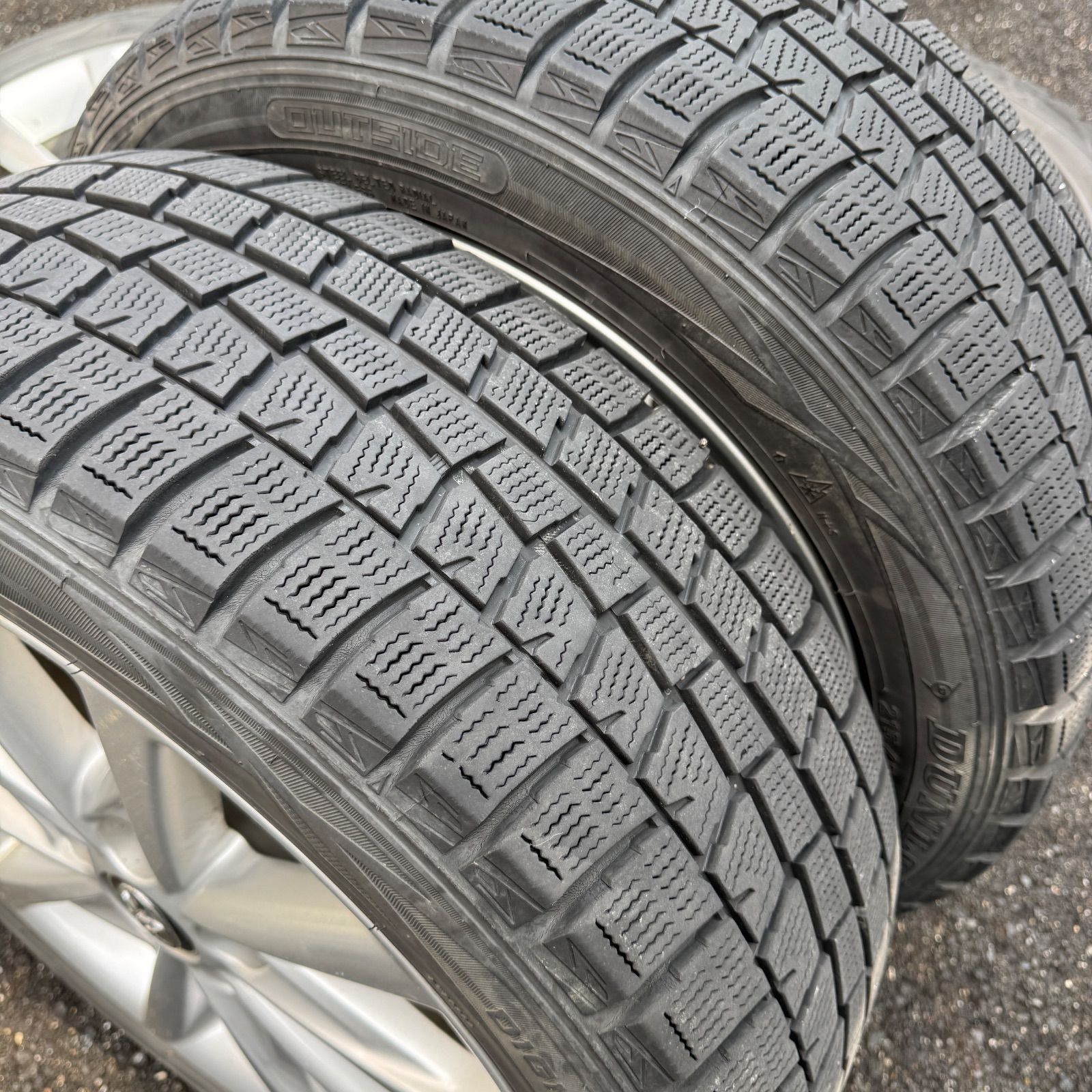 プリウスアルファ Ｓツーリングセレクション　純正アルミホイールセット　17インチ プリウスアルファ Sツーリングセレクション 純正アルミホイール