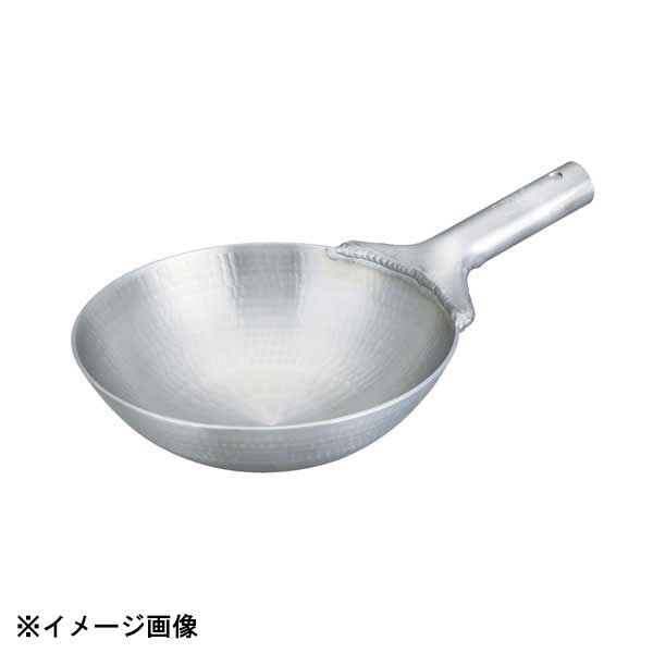中尾アルミ製作所 アルミ打出片手中華鍋 39cm 8.8L 001064