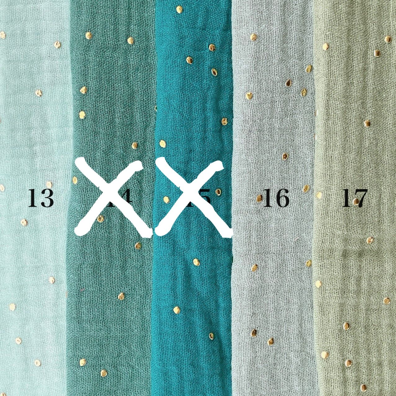 生地見本 フランス製Poisダブルガーゼ