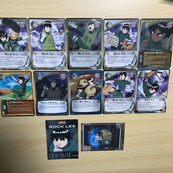 交渉歓迎 ca8-1 ナルト ロックリー 海外 英語版 キラ まとめ カード