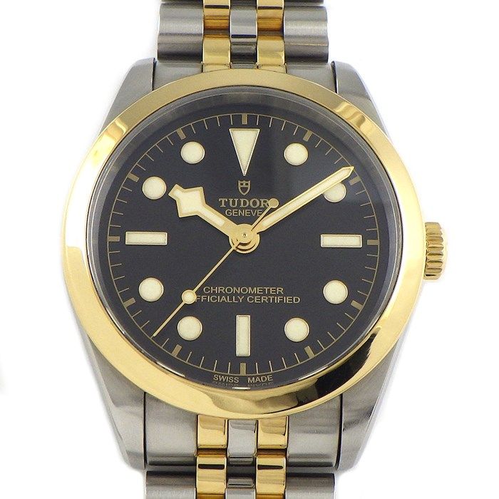 チューダー(チュードル) TUDOR 腕時計 ブラックベイ 36 Su0026G M79643 ブラック文字盤 SS K18YG 自動巻き 【箱・保付き】 【中古】