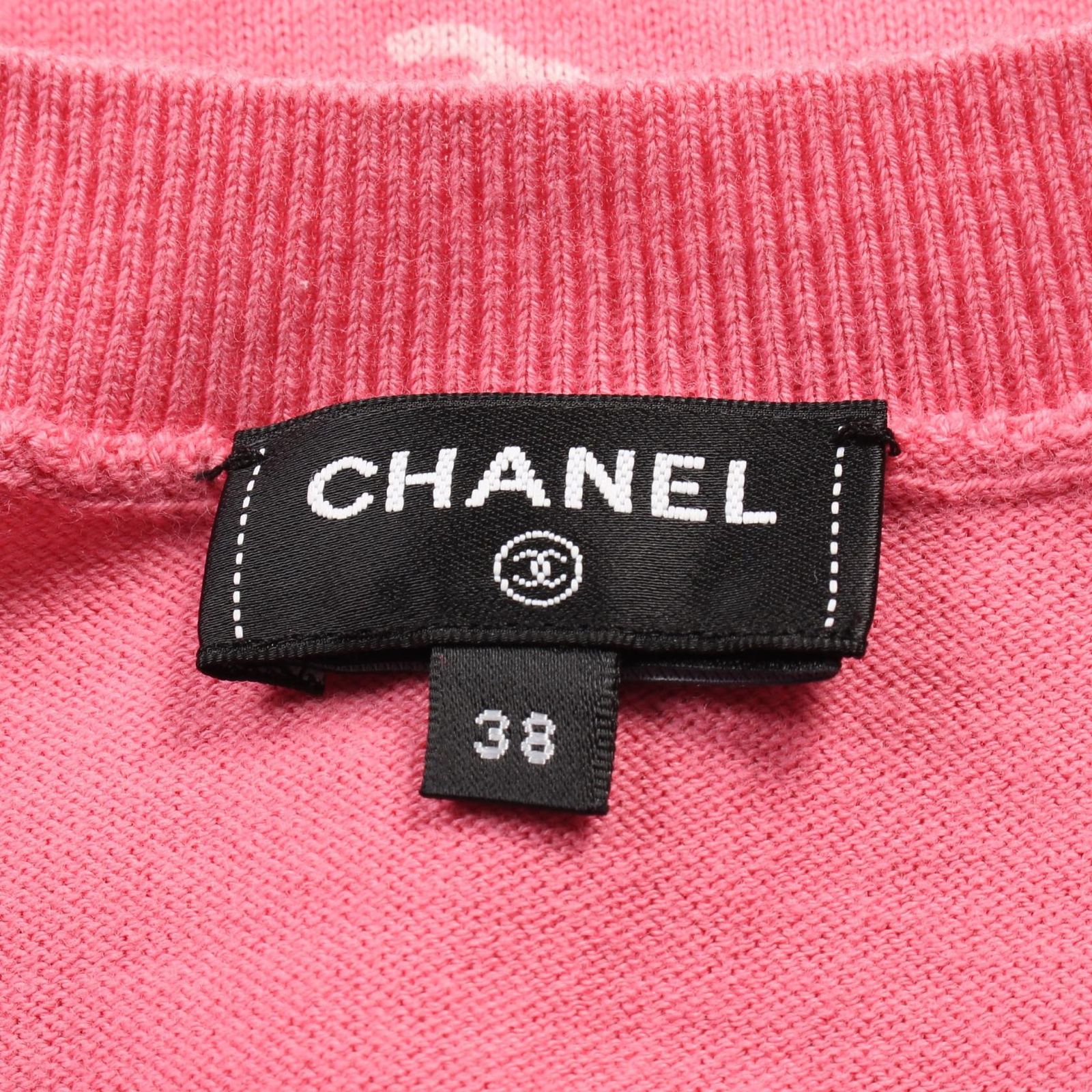 シャネル CHANEL ニット ココマーク アイコン P74102K10616 ピンク  