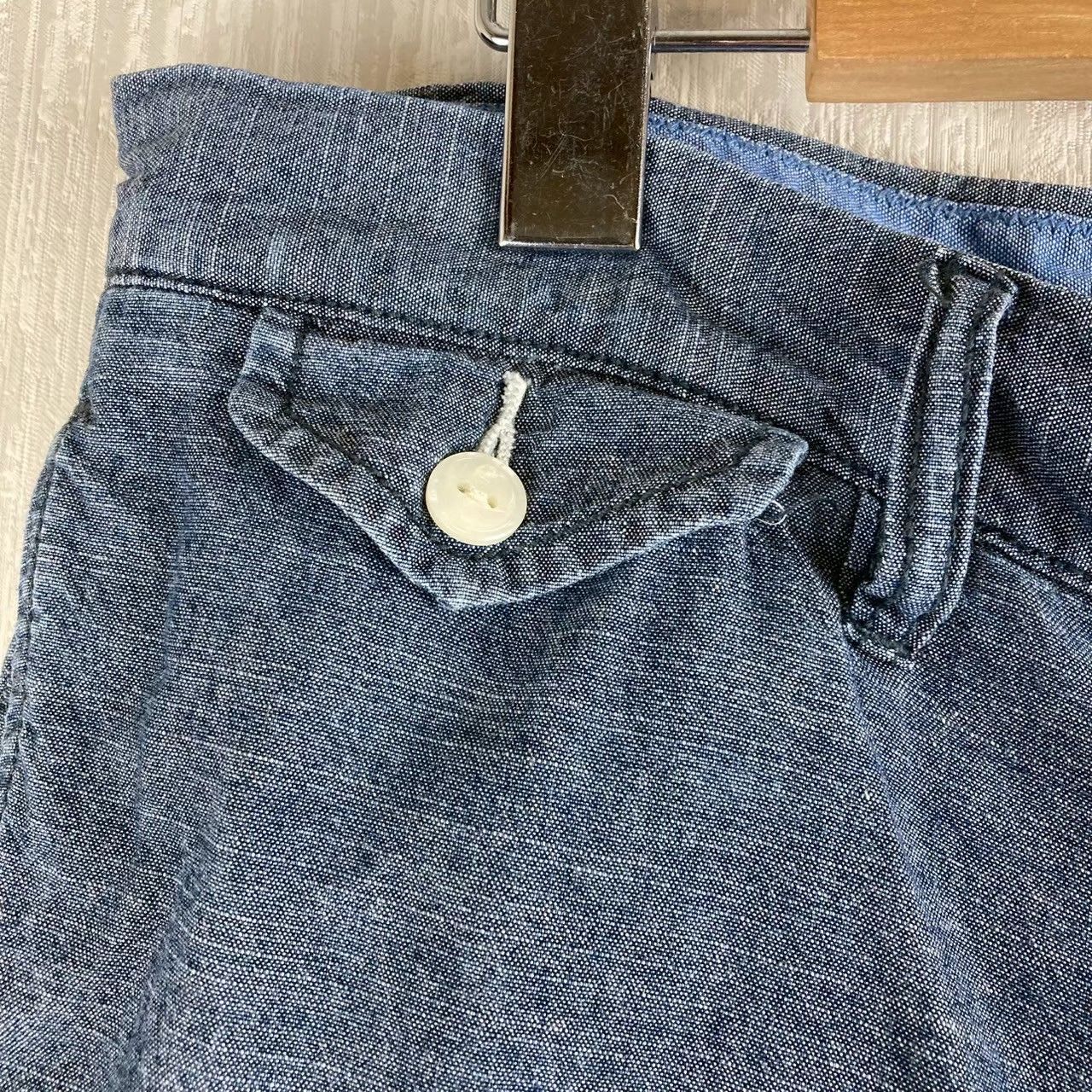 ブランド古着！POLO RALPH LAUREN ビンテージシャンブレーショーツ Ralph Lauren - 90s USA製 ポロ ラルフローレン シャンブレー