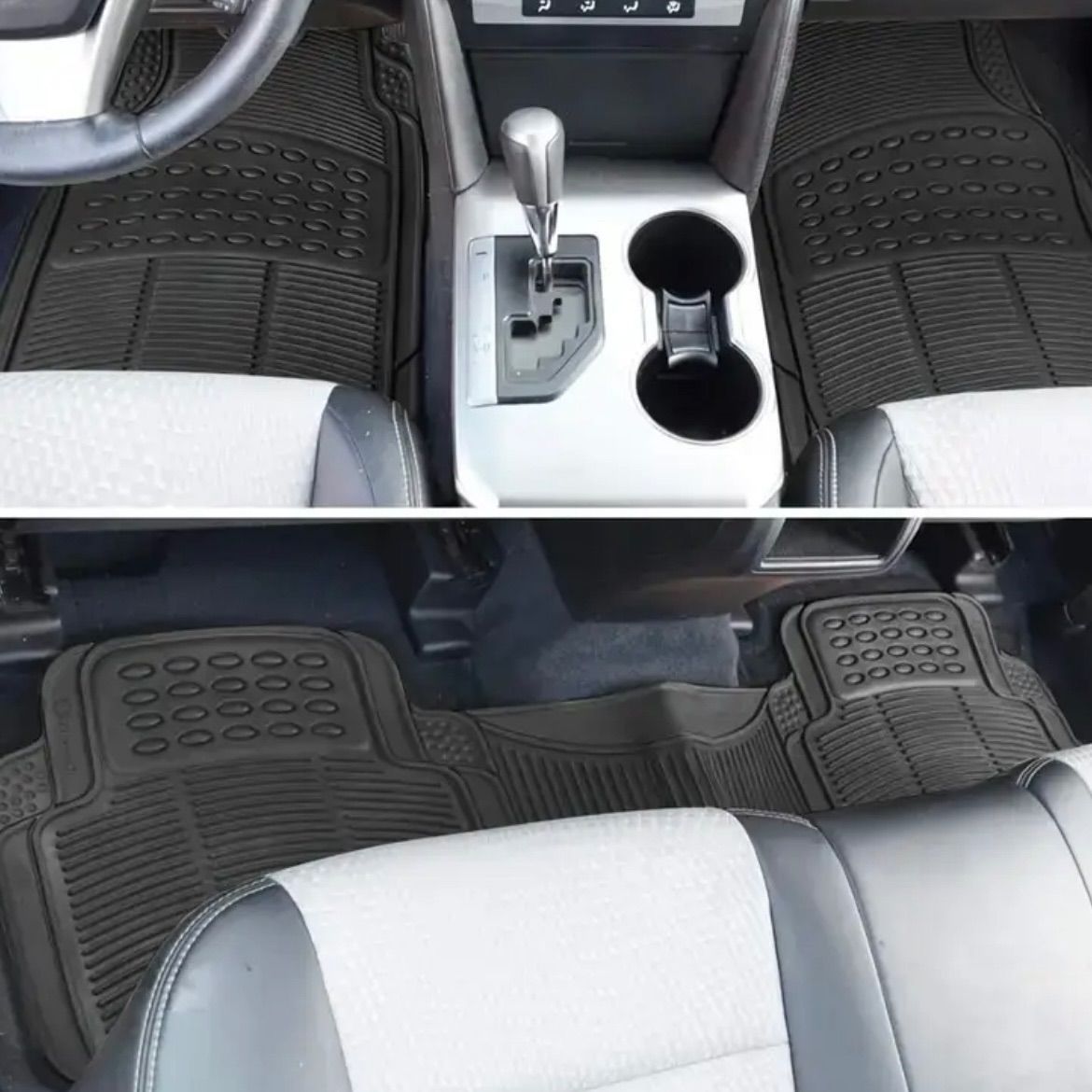 フロアマット 3枚セット セダン SUV バン対応 ハサミカット可能 滑り 
