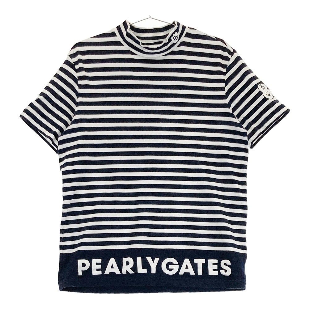 PEARLY GATES 半袖シャツ ボーダー メンズ サイズ5 PEARLY GATES 半袖シャツ ボーダー メンズ サイズ5 【公式通販】