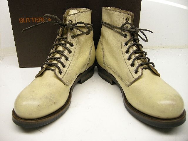 サイズ43-44 (27.5-28.5cm相当)□新品□ブッテロ BUTTERO ブーツ オフ 