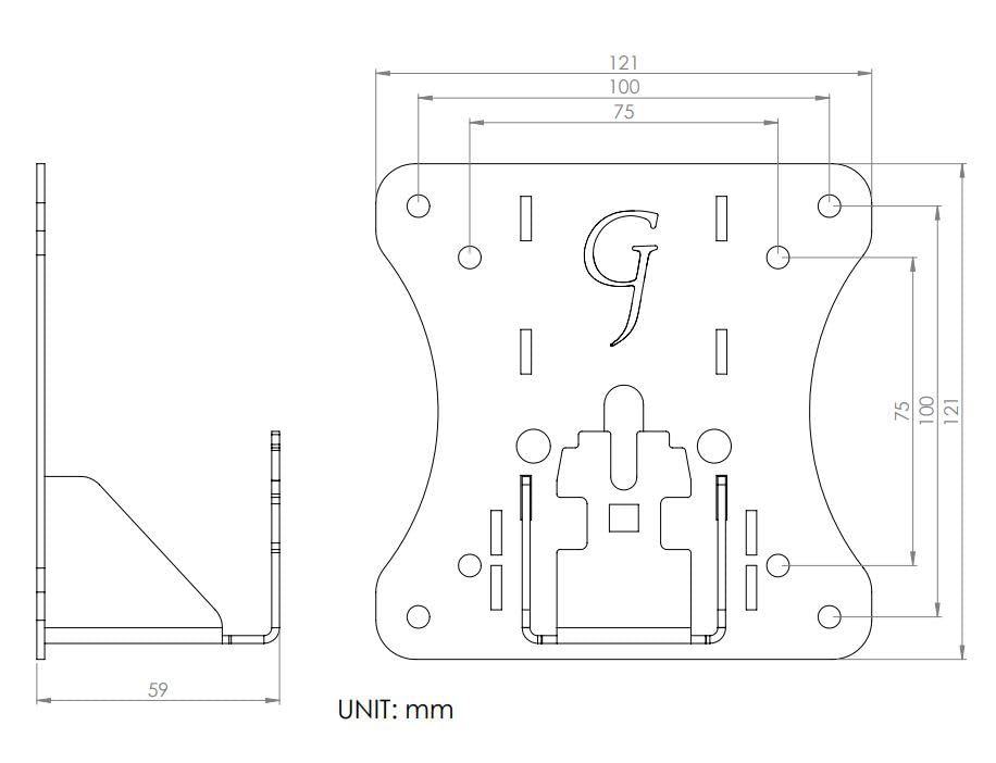 モニターアーム|マウントVESAブラケットアダプター
