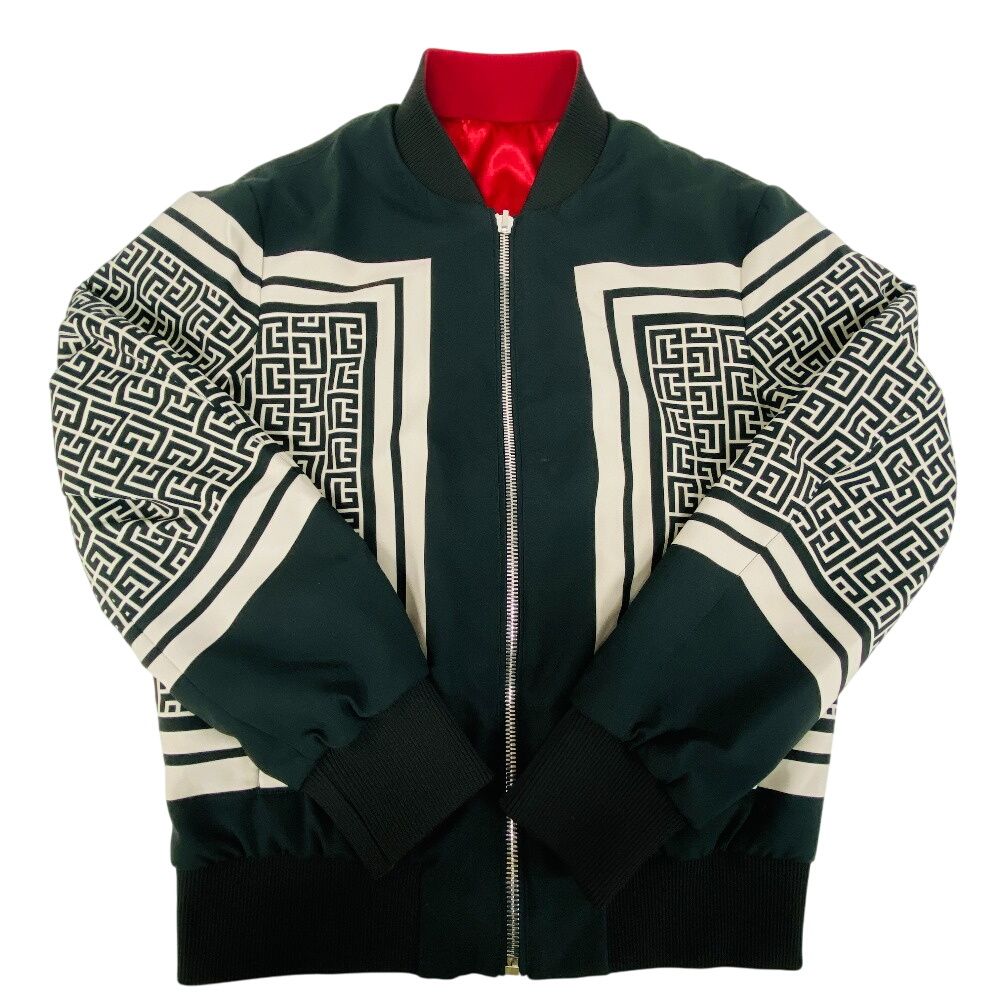 バルマン BALMAIN ナイロンジャケット リバーシブル TF354XG25 ブラック
