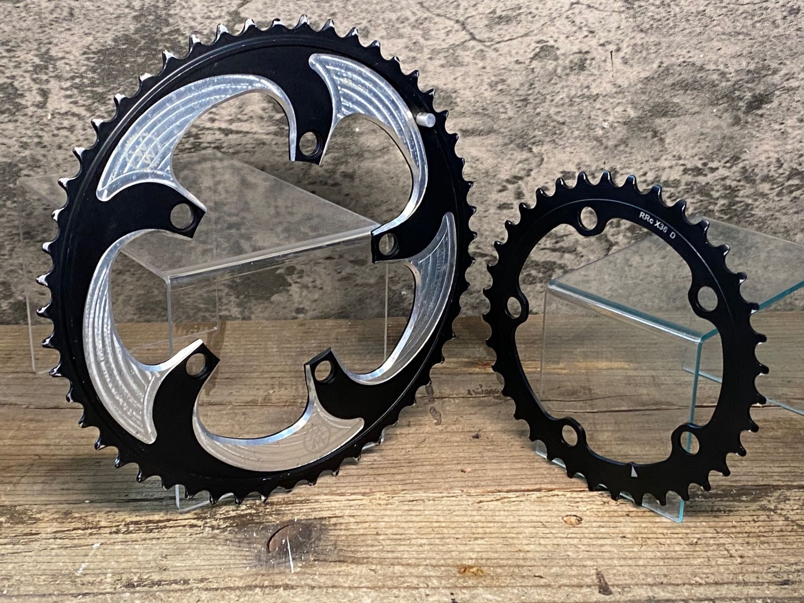 JI674 ウィックワークス wickwerks チェーンリング 52|36T 5H 110BCD