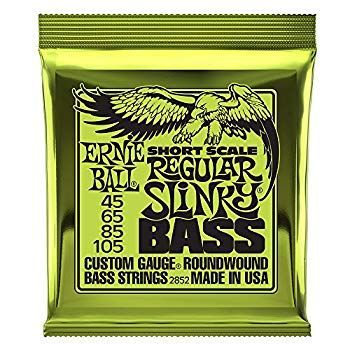 【中古】(未使用･未開封品)　【正規品】 ERNIE BALL 2852 ショート・スケール・ベース弦 (45-105) SHORT SCALE REGULAR SLINKY BASS レギュラー・スリンキー 6k88evb