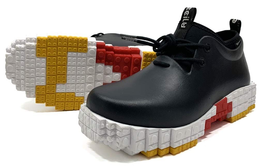 チル スニーカー 防水 レインシューズ ブラック ホワイト 23.0～28.5cm