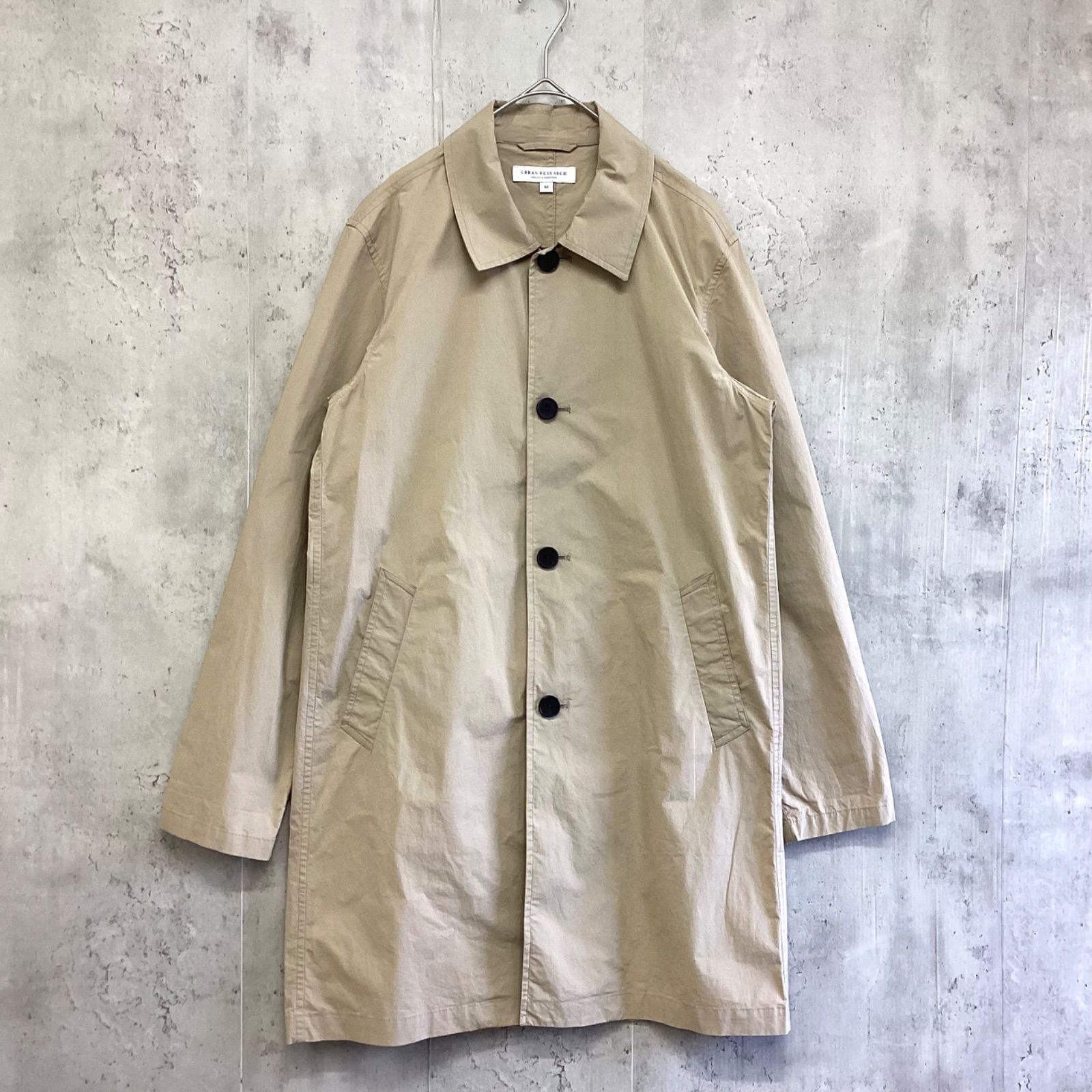 URBAN RESEARCH アーバンリサーチ ステンカラーコート ベージュ