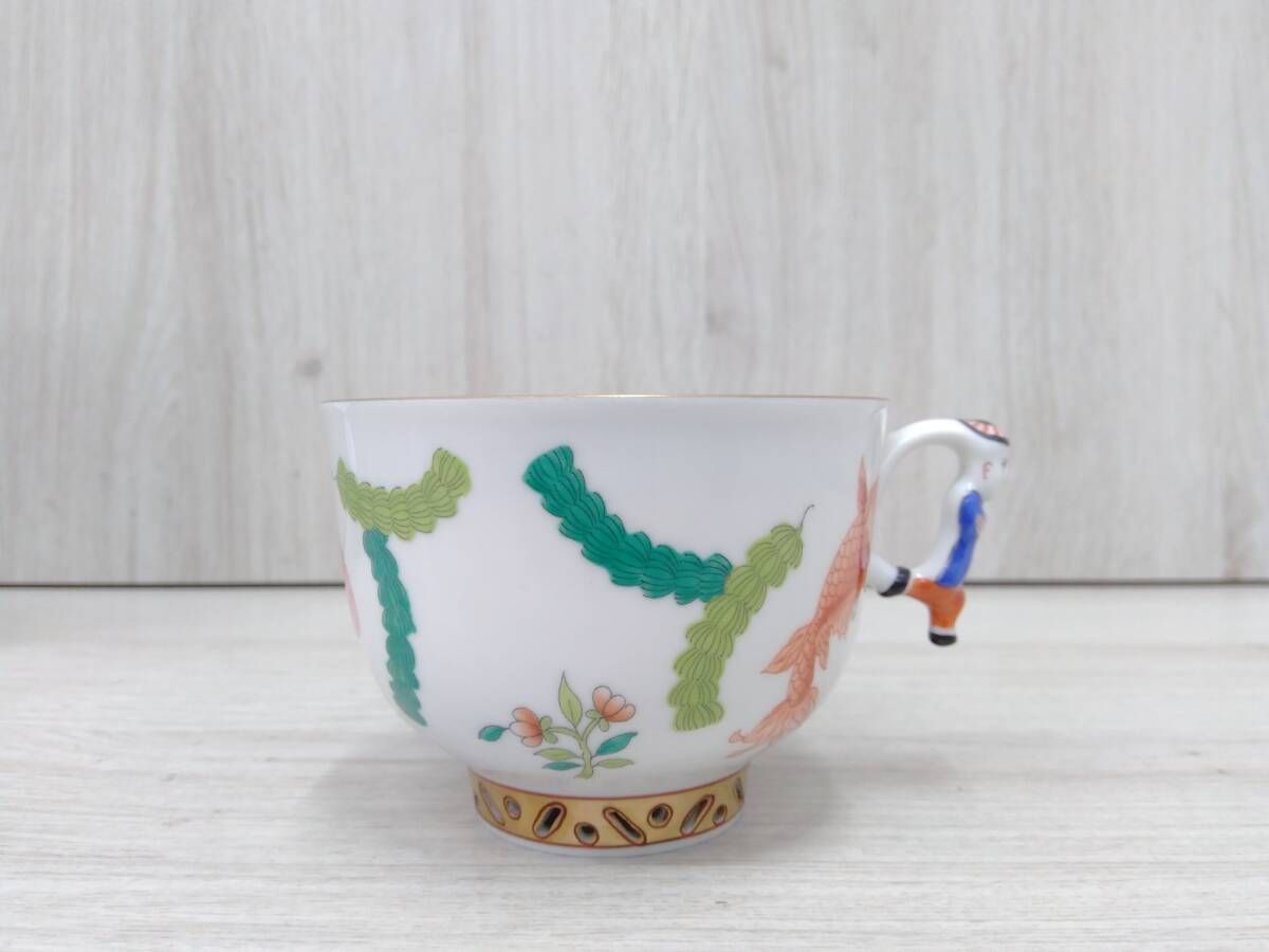 ヘレンド Herend／カップ＆ソーサー 1客 シノワズリ ポワッソン 中国