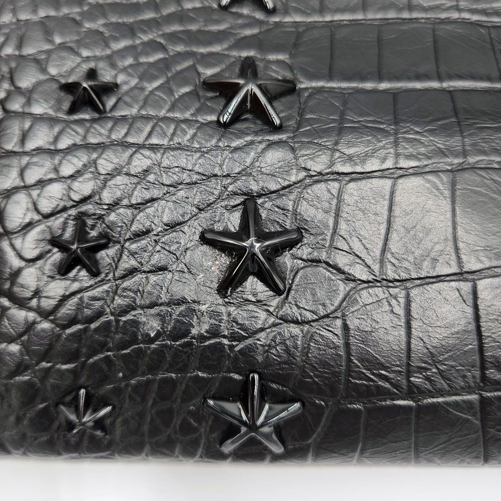ジミーチュウ JIMMY CHOO ピムリコ エンボス スタッズ トート ー