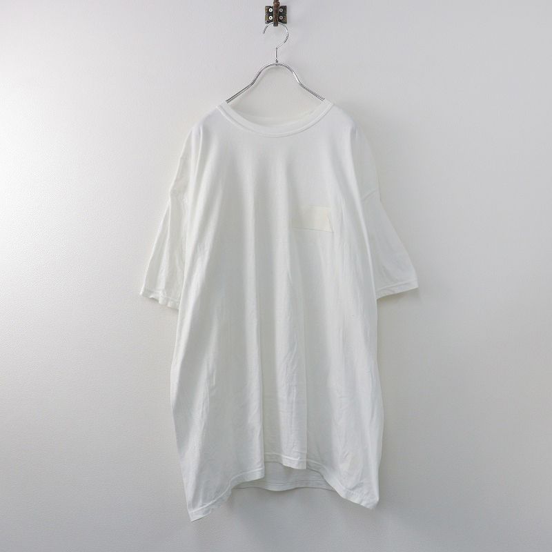 ナナナナ nana-nana PAPER Tシャツ XL/ホワイト コットン 長袖 メンズ カットソー ロングスリーブ【2400013762441】