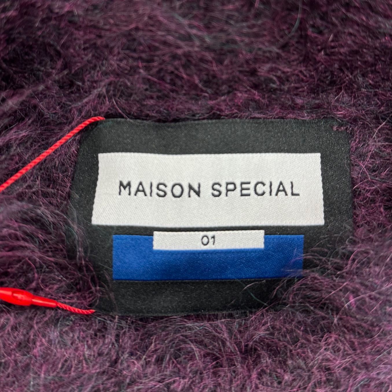 参考上代36850円 未使用品 MAISON SPECIAL Super Brushed Kid-Mohair 
