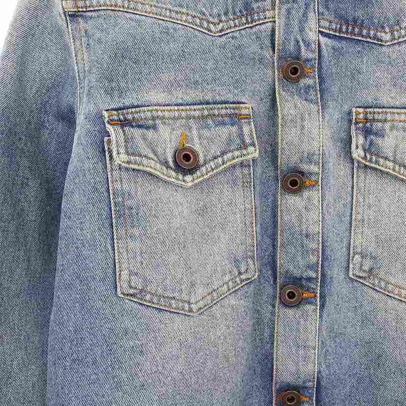 オフホワイト OFF WHITE 17SS ダイアゴナル スプレープリント デニム