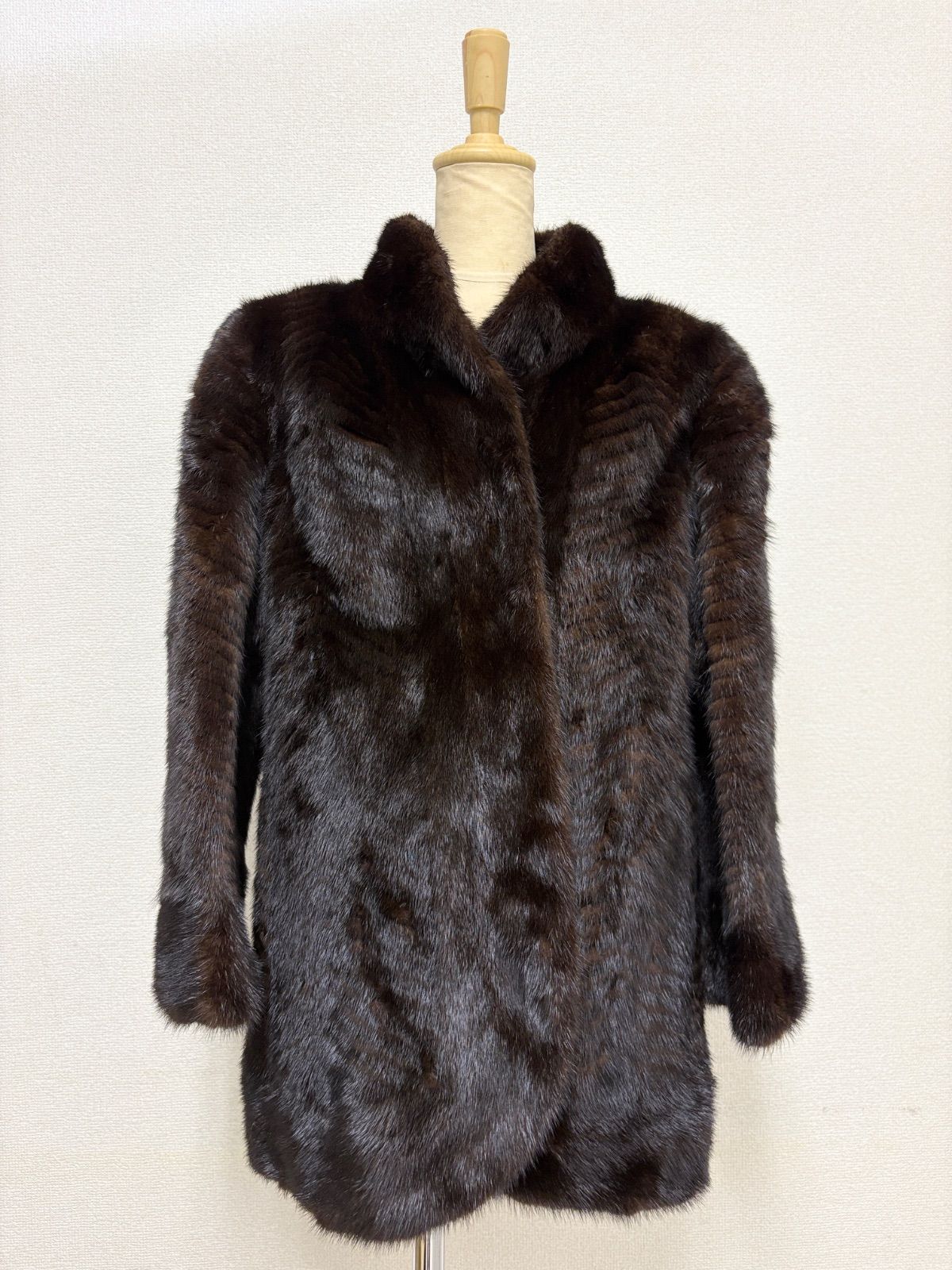 SAGA ミンクコート 毛皮 リアルファー C25102623