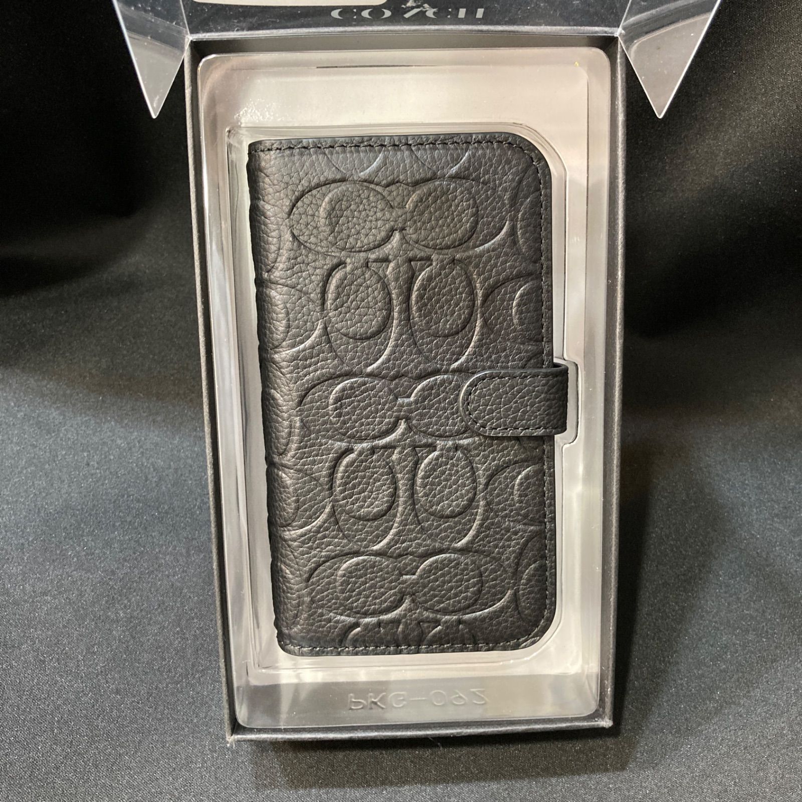 未使用品】COACH コーチ iphone13用ケース 手帳タイプ 本革